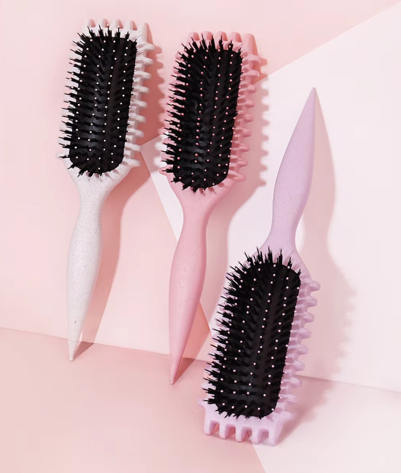 Styling brush for curly hair