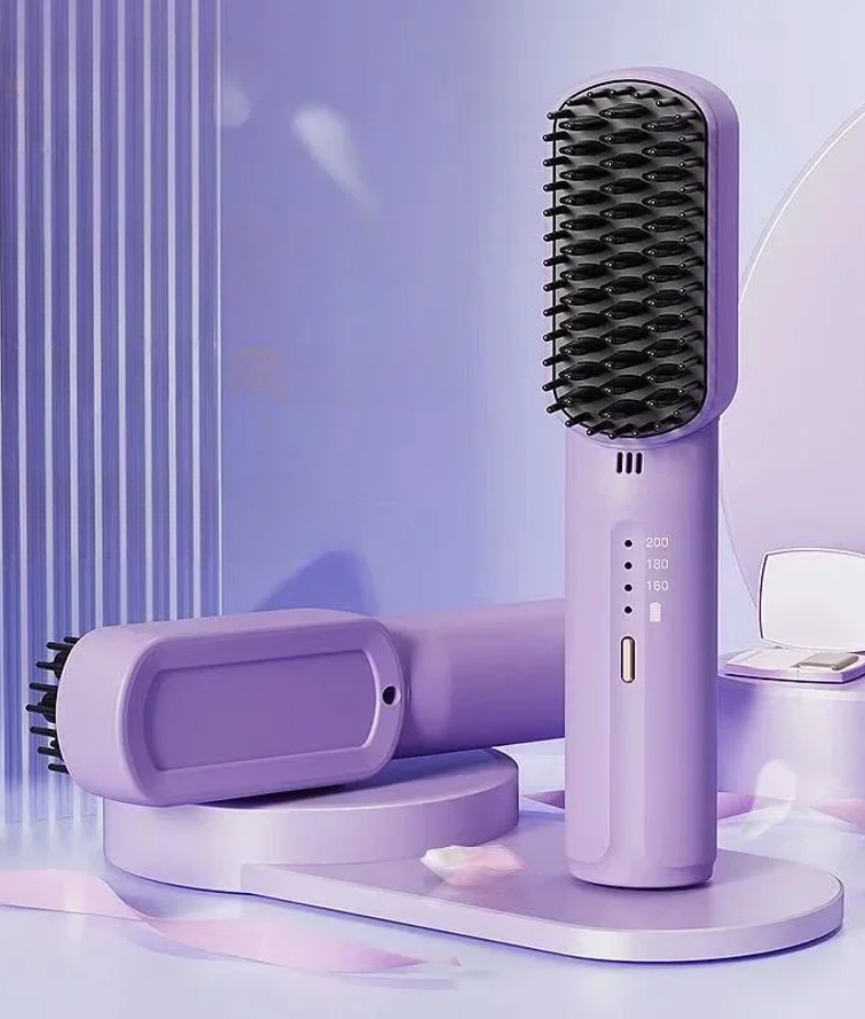 Brosse à cheveux lissante sans fil