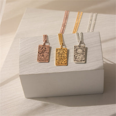 Collier personnalisable carte de tarot