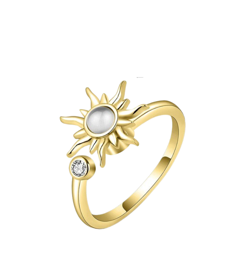 Bague relaxante Solaire Or